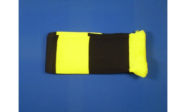Black and Yellow Bar Scarf